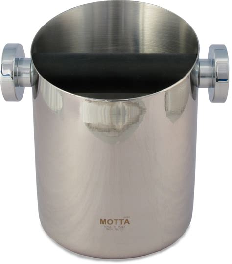 motta stainless steel knock box 6.5 large|Motta 8250 Stainless Steel Knock Box, 6.5.